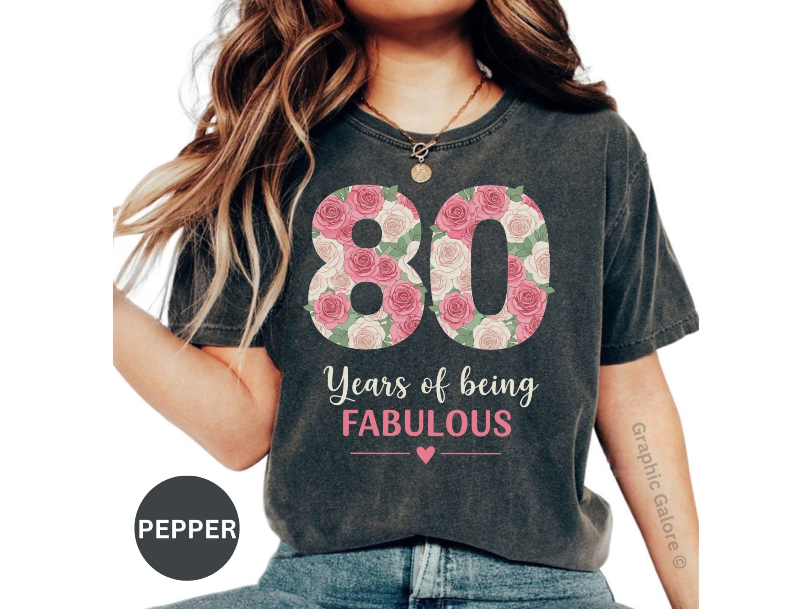 80 Years of Being Fabulous Graphic T-Shirt