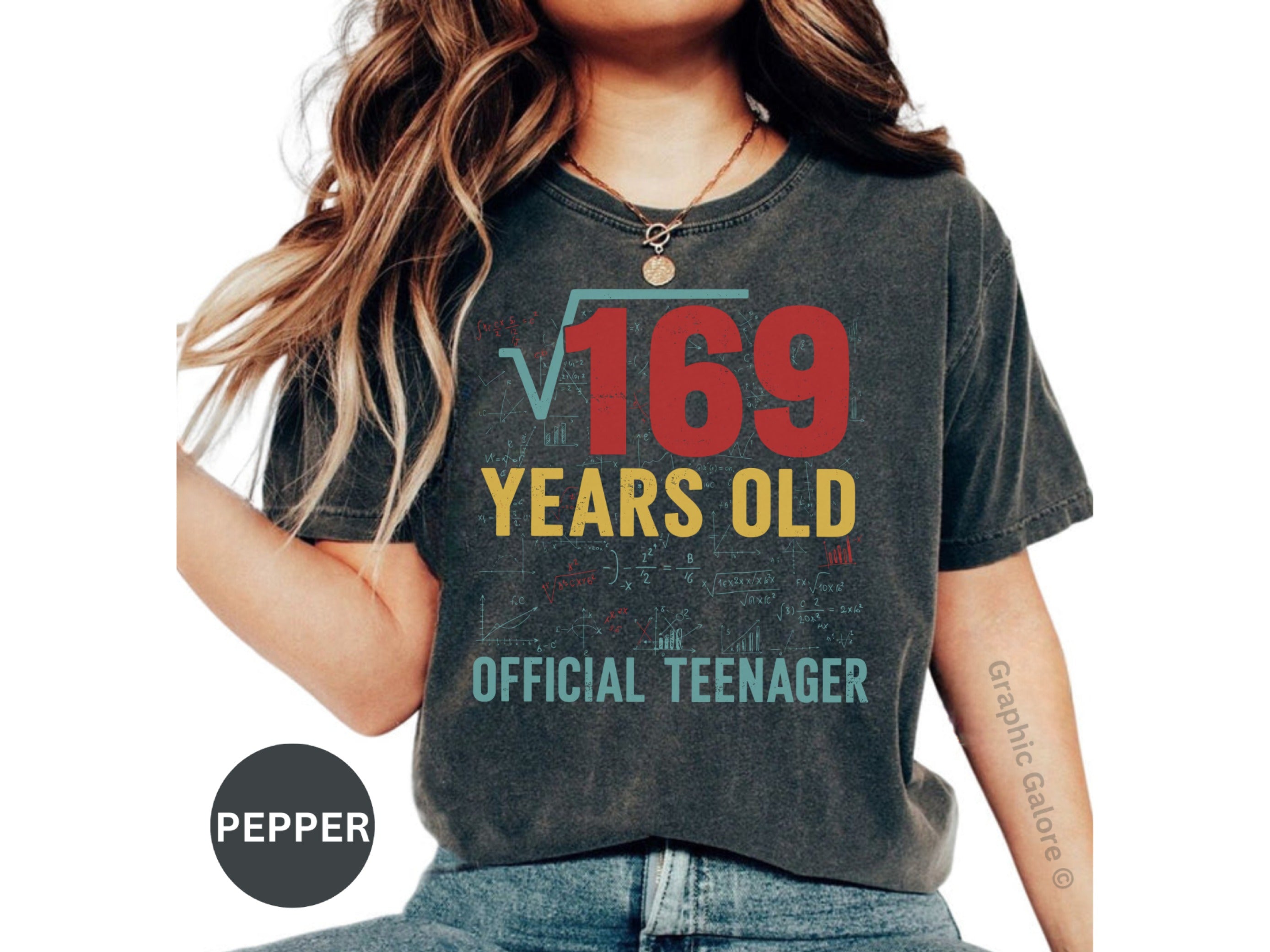 √169 Years Old Official Teenager Graphic Tee