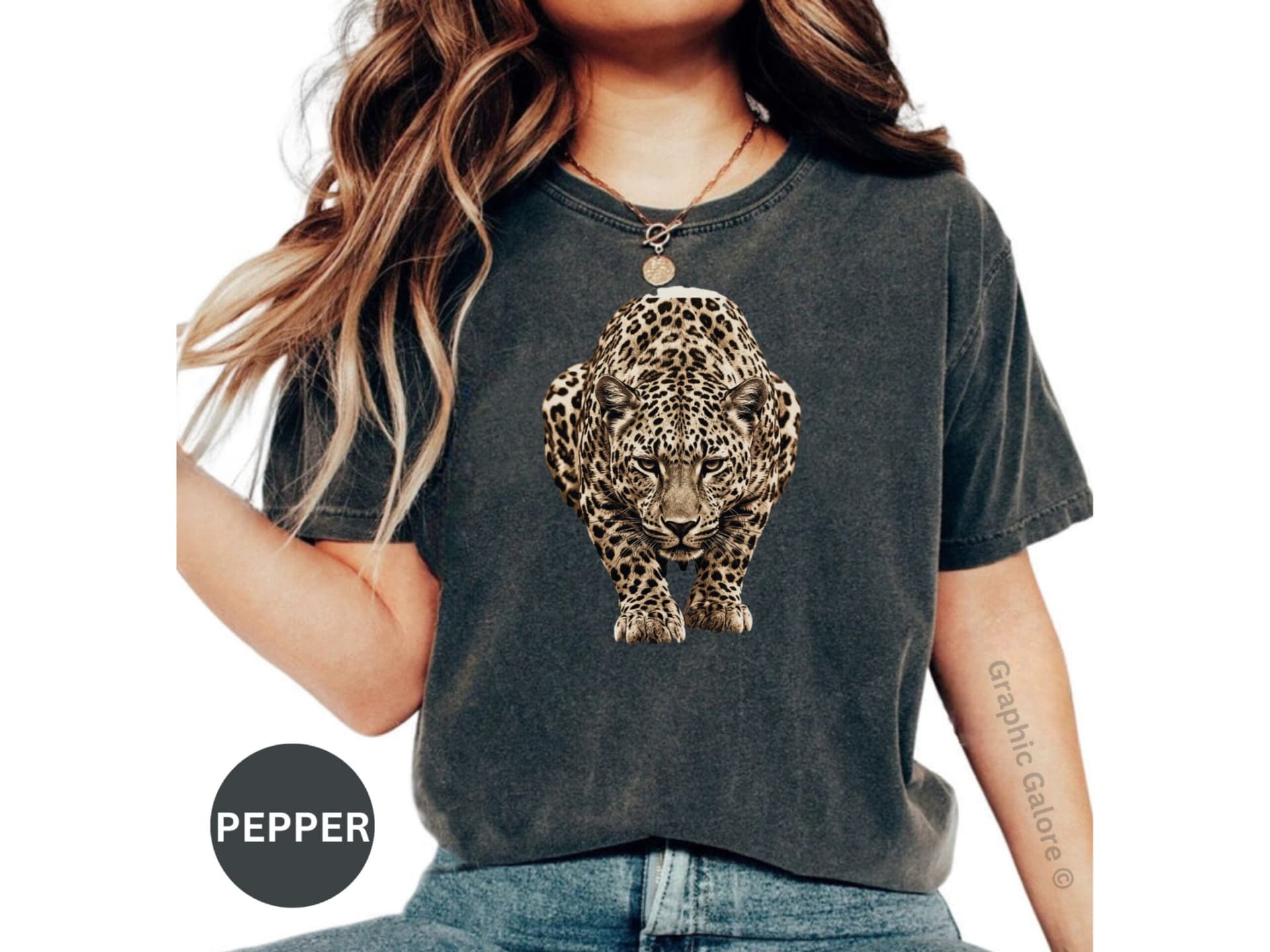 Leopard Graphic T-Shirt