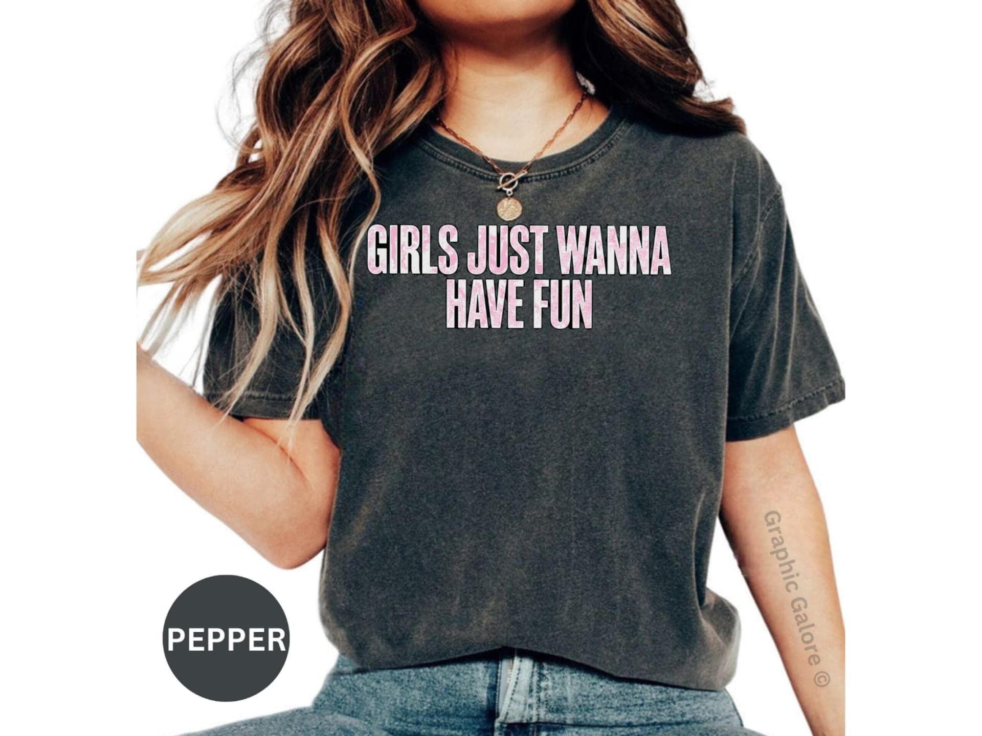 Girls Just Wanna Have Fun Retro T-Shirt