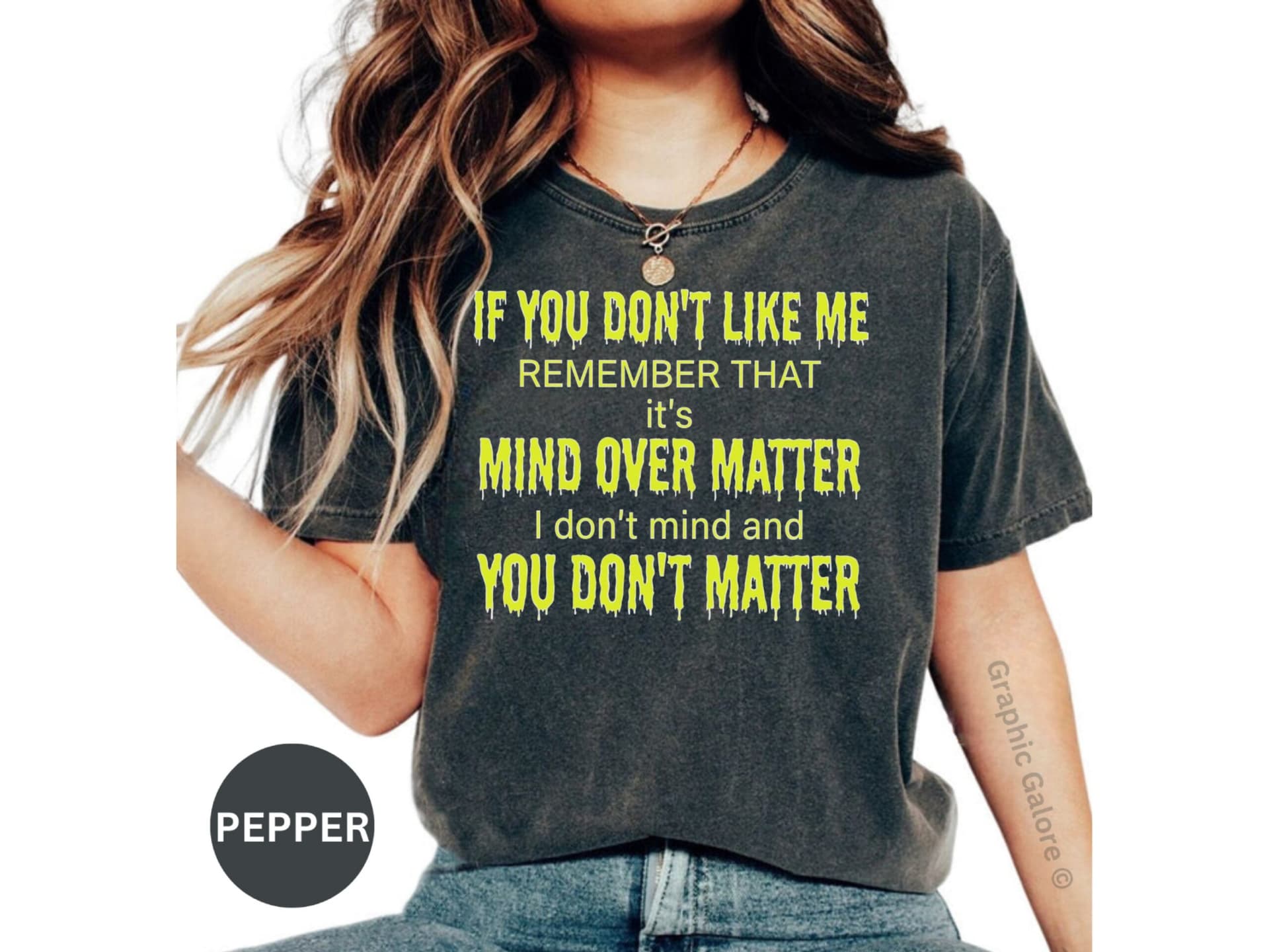 Sarcastic Mind Over Matter T-Shirt