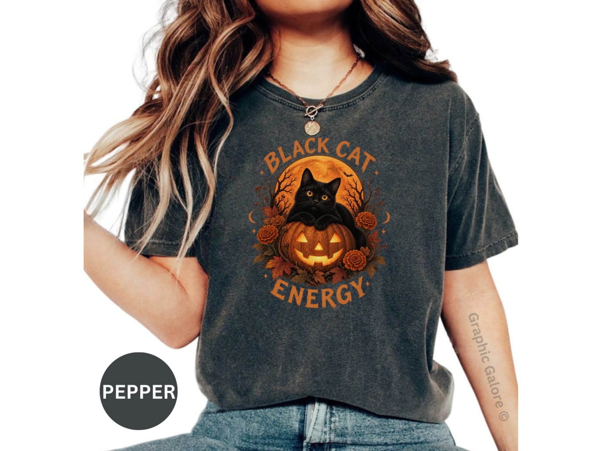 Black Cat Energy T-Shirt