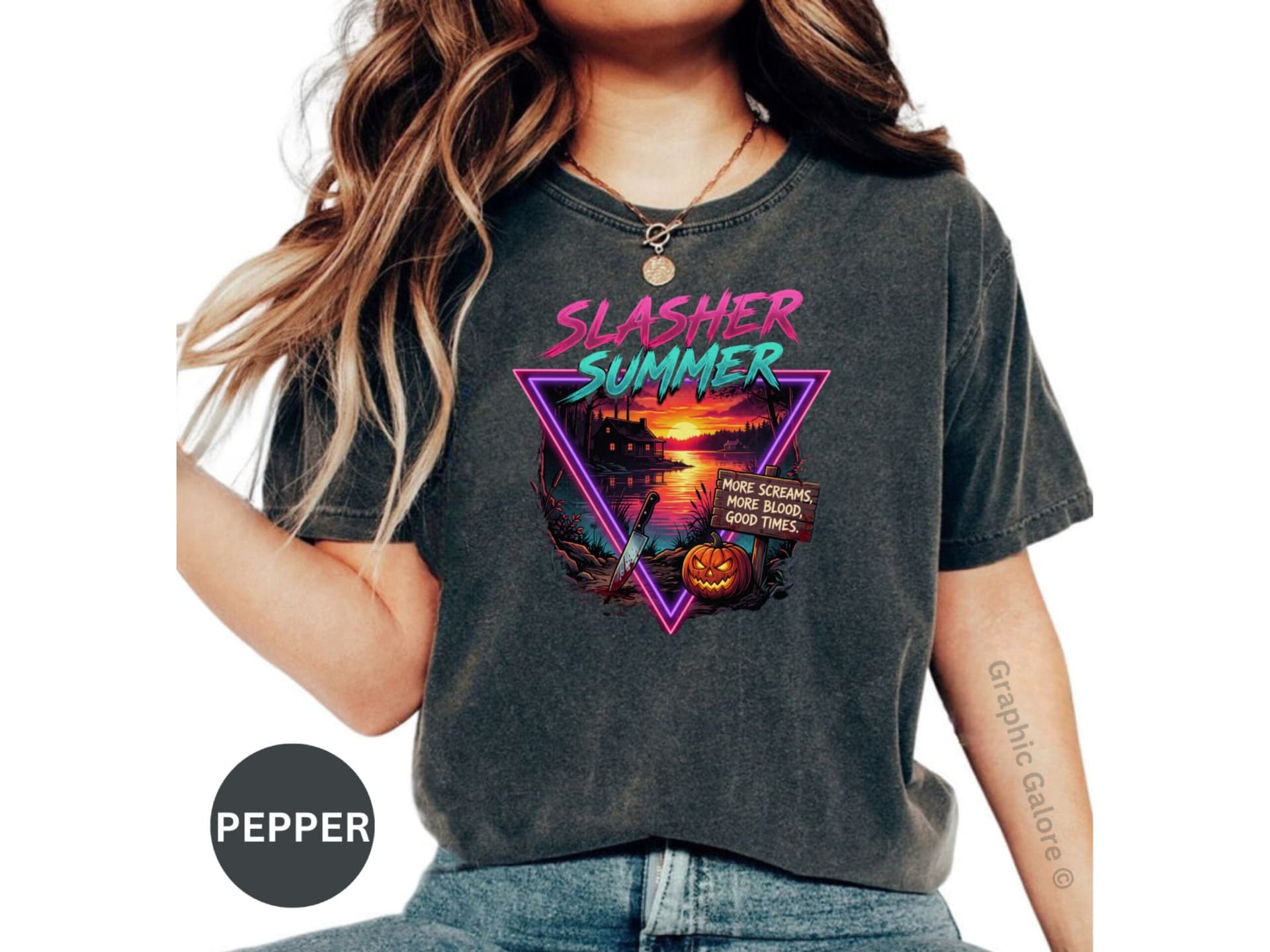 Slasher Summer Retro Horror T-Shirt