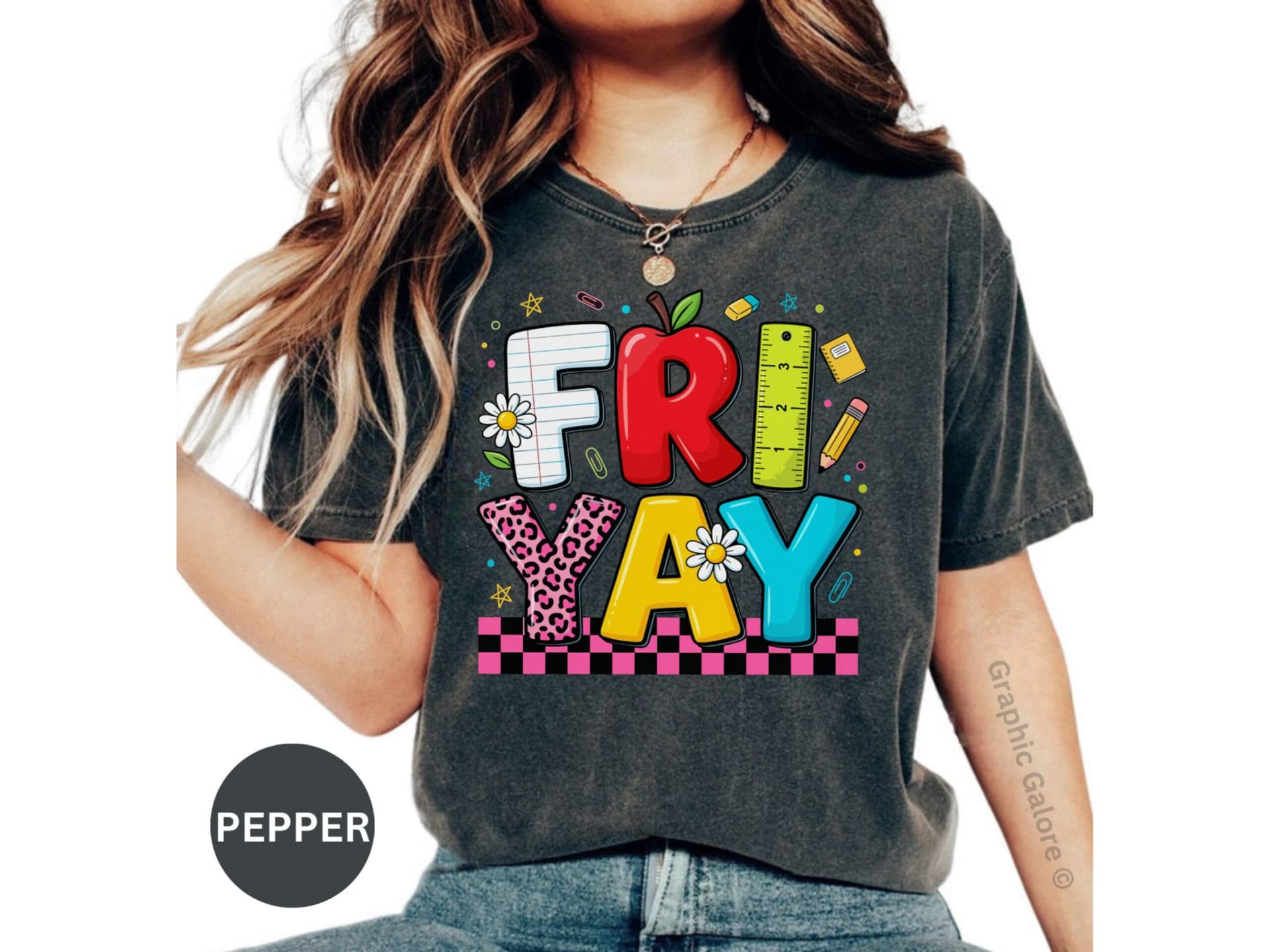 Fri Yay Teacher Shirt, Happy Friday Back To School Tee