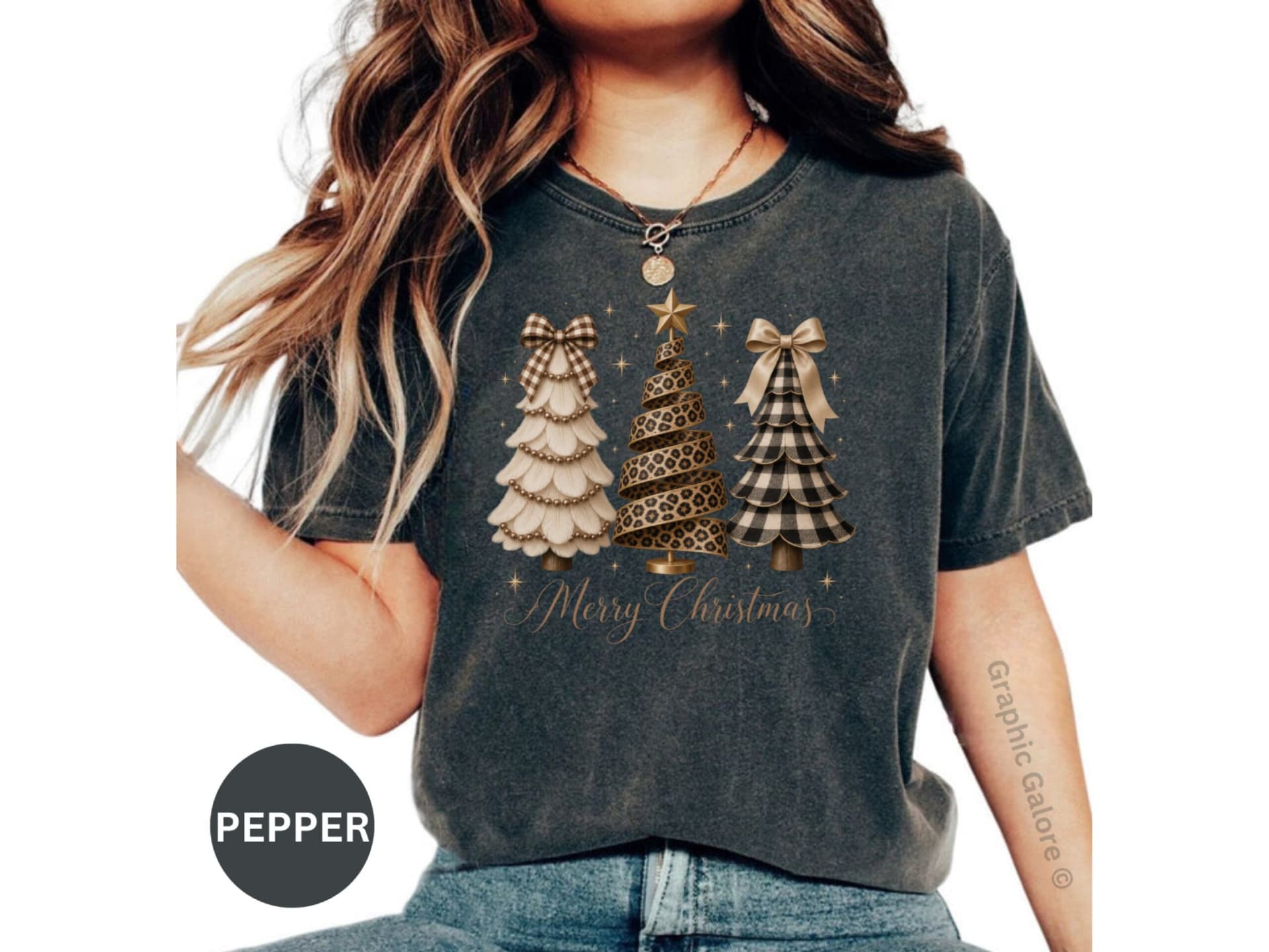Leopard Christmas Tree T-Shirt
