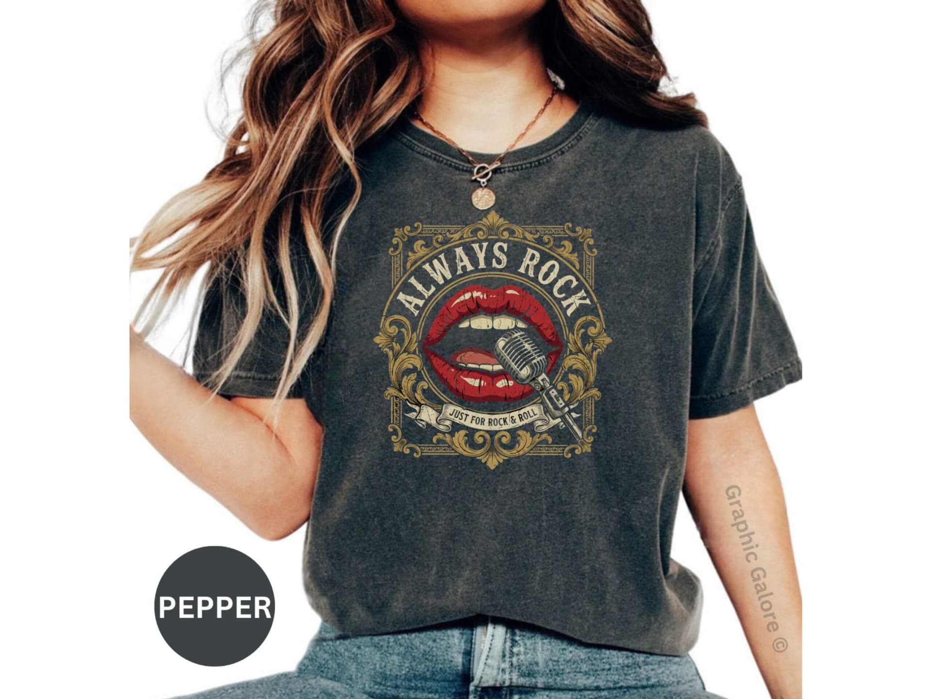 Vintage Rock Lips T-Shirt