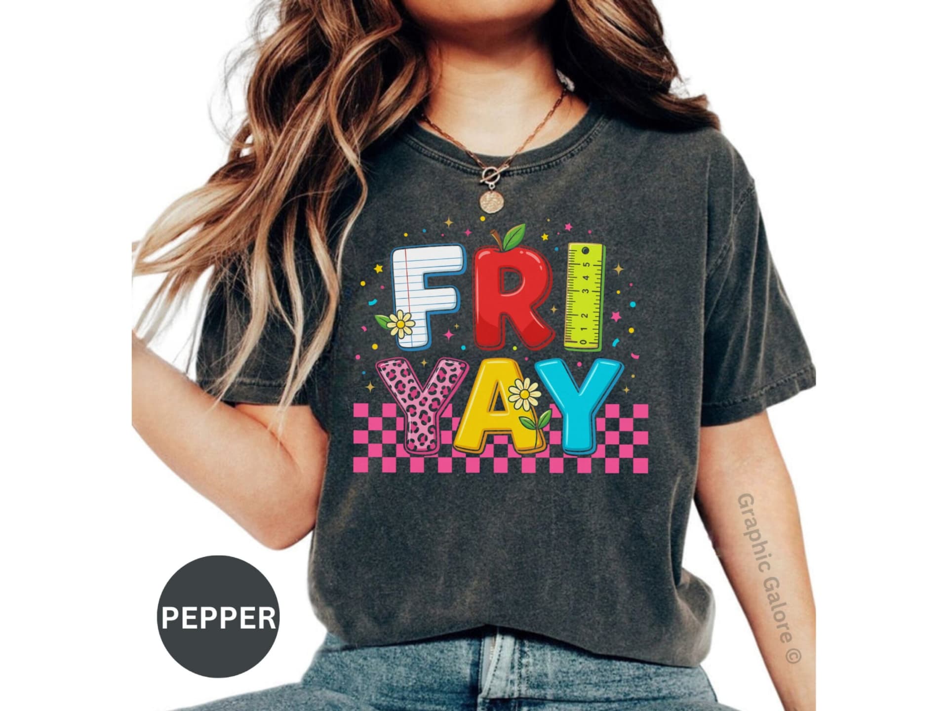 Friyay Teacher Shirt, Happy Friday Back To School T-Shirt