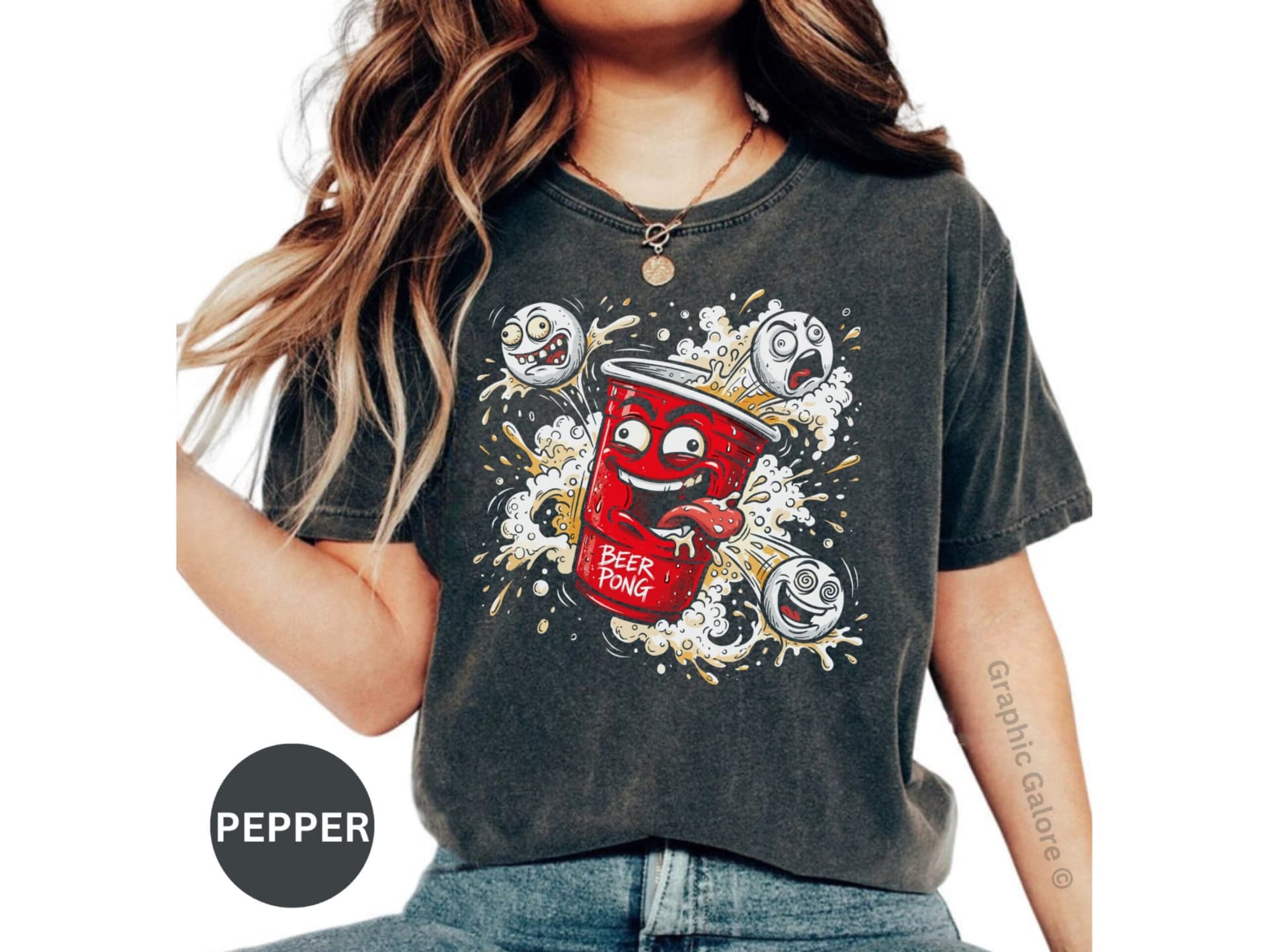 Beer Pong Party Shirt Funny College T-Shirt