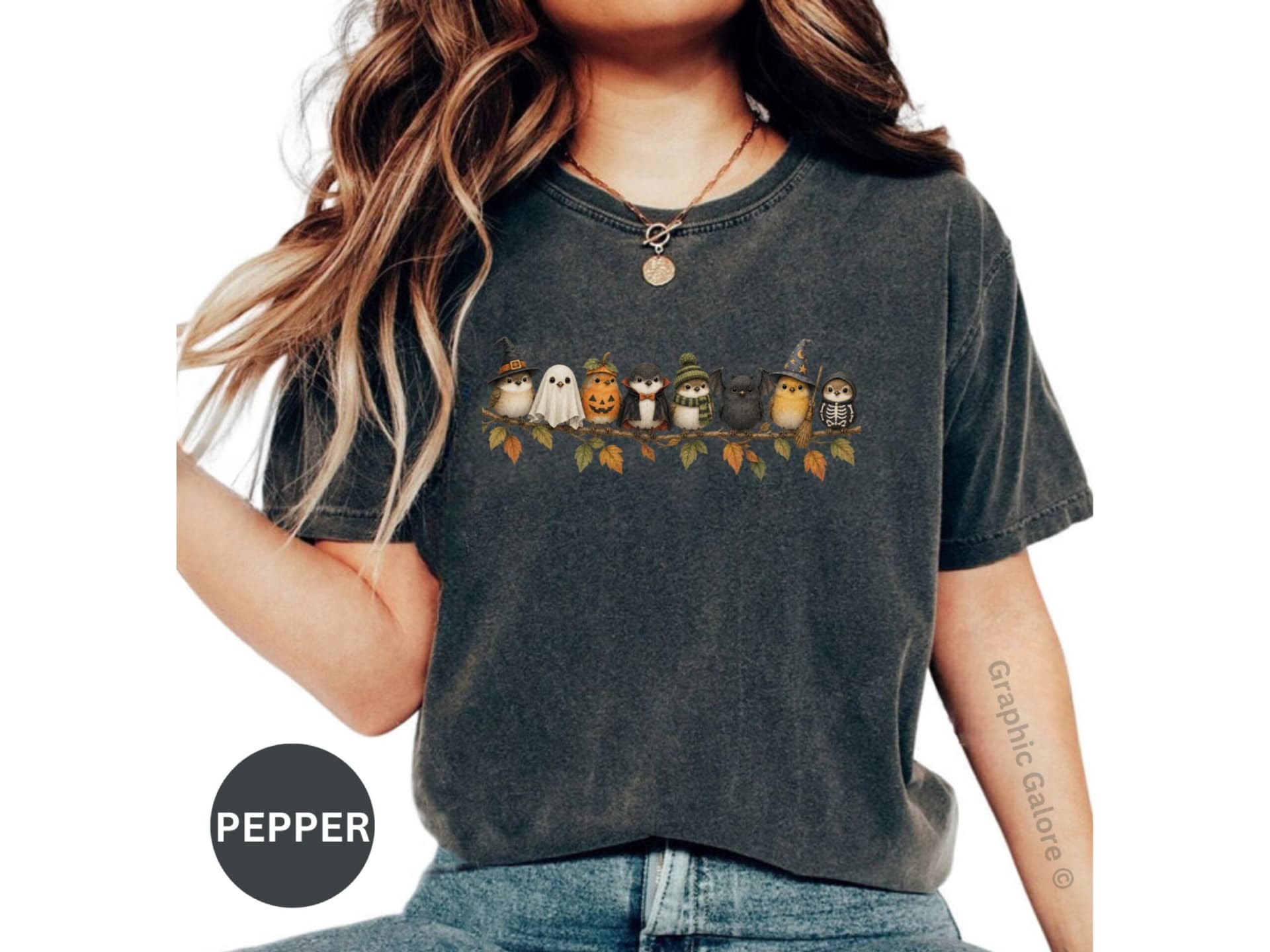Cute Halloween Birds T-Shirt