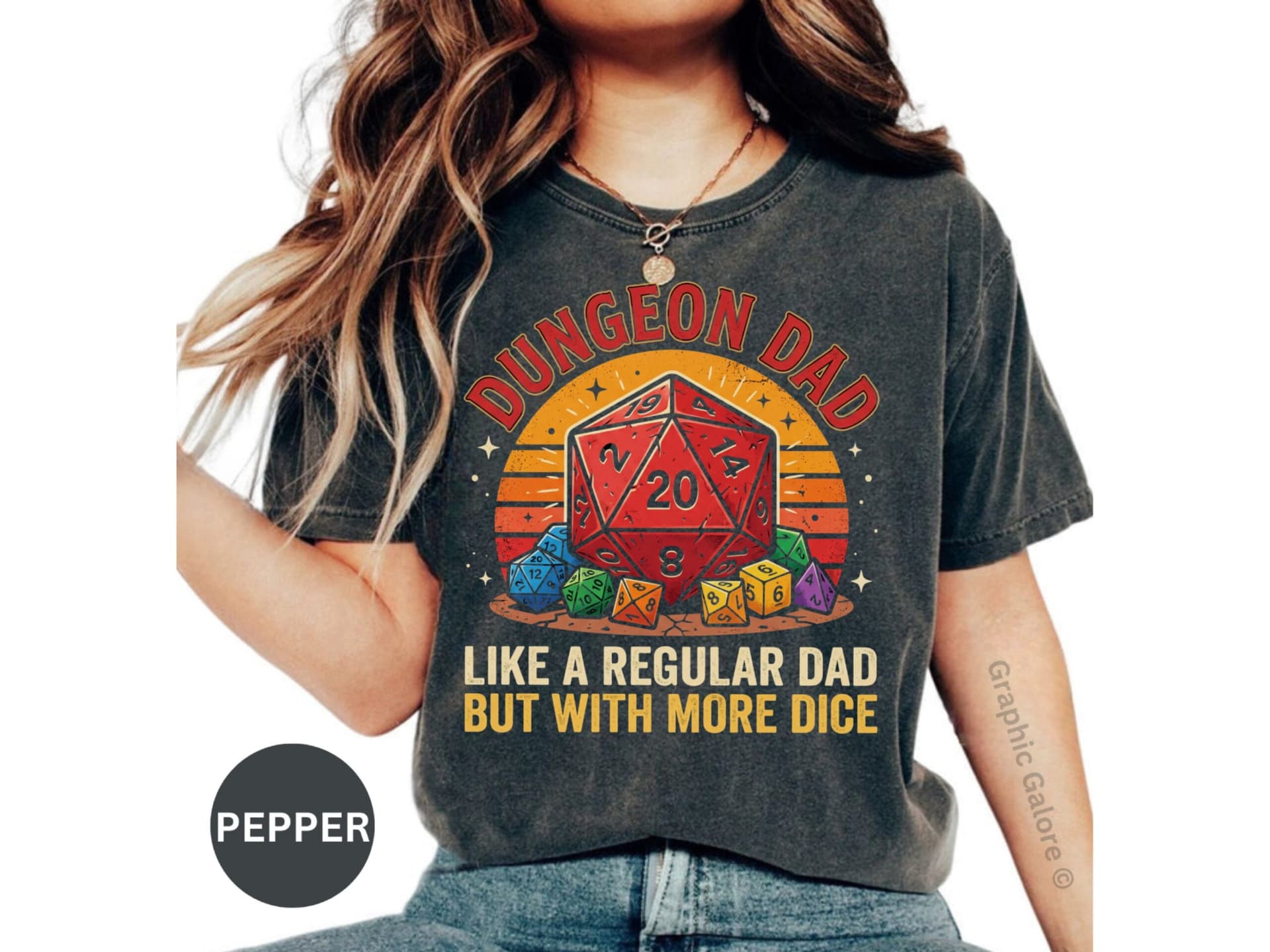 Dungeon Dad Shirt | Funny RPG Gamer T-Shirt
