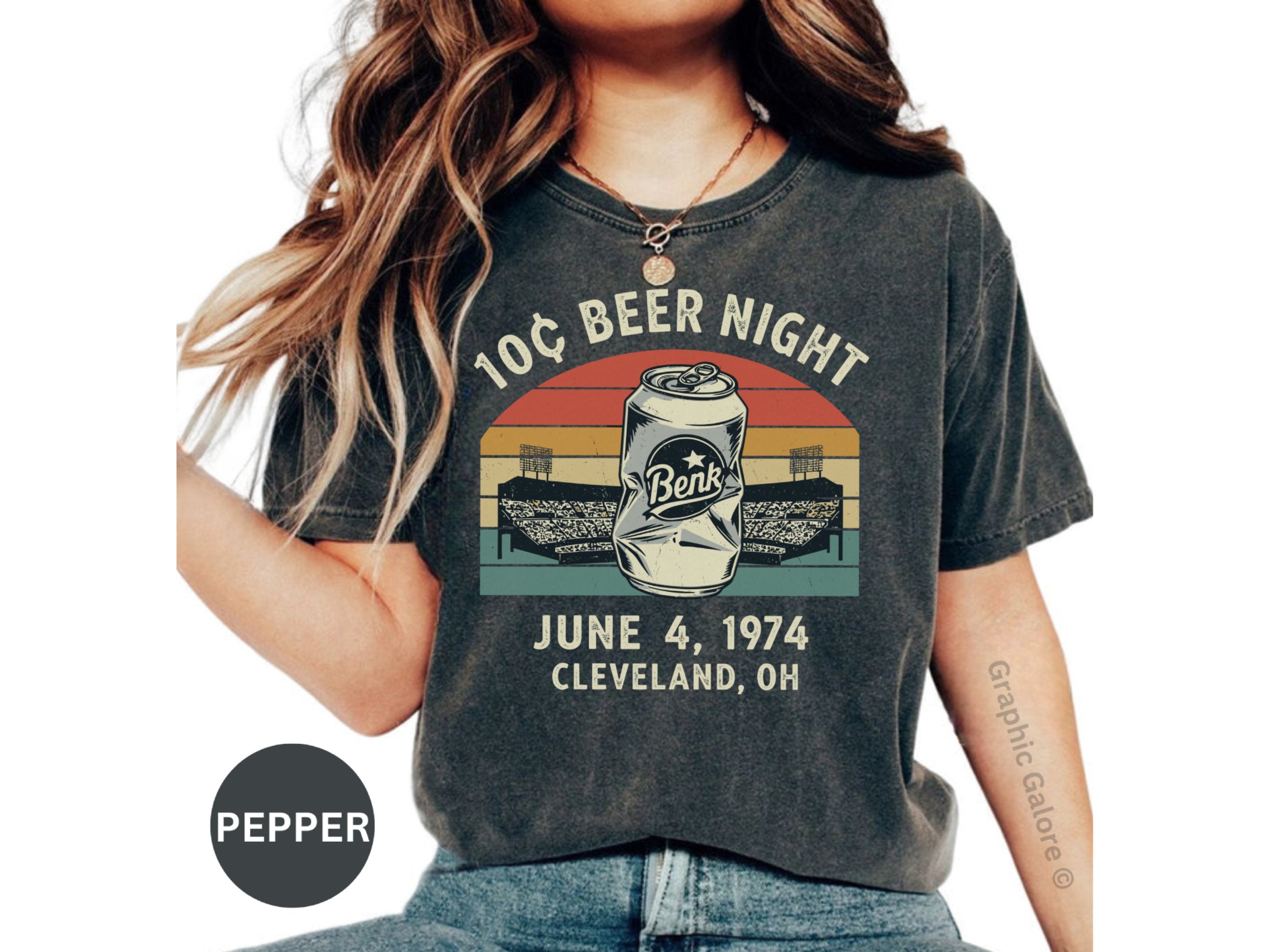 10¢ Beer Night June 4 1974 Cleveland OH shirt product