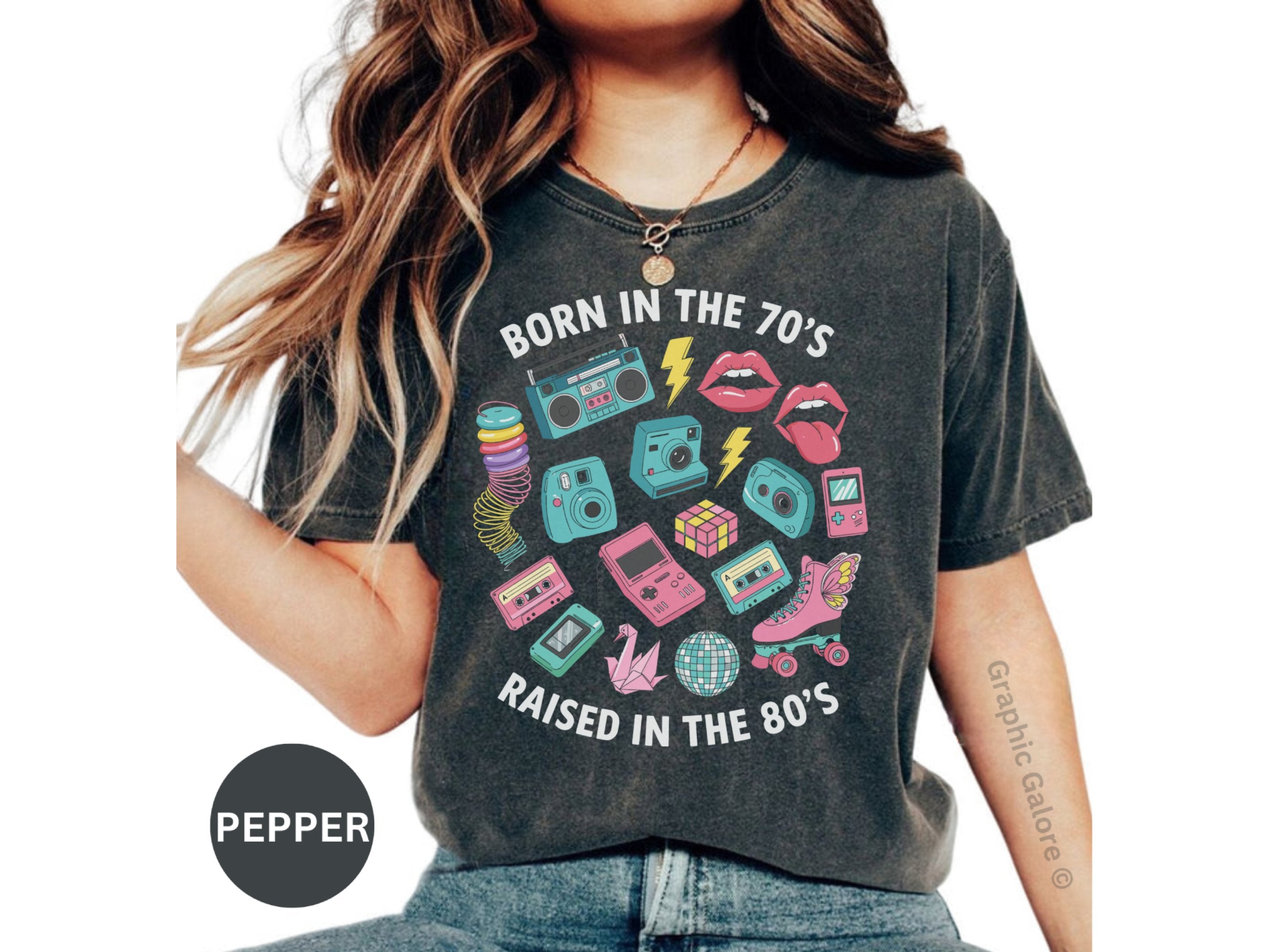 Born in the 70's Raised in the 80's Tee Shirt product type